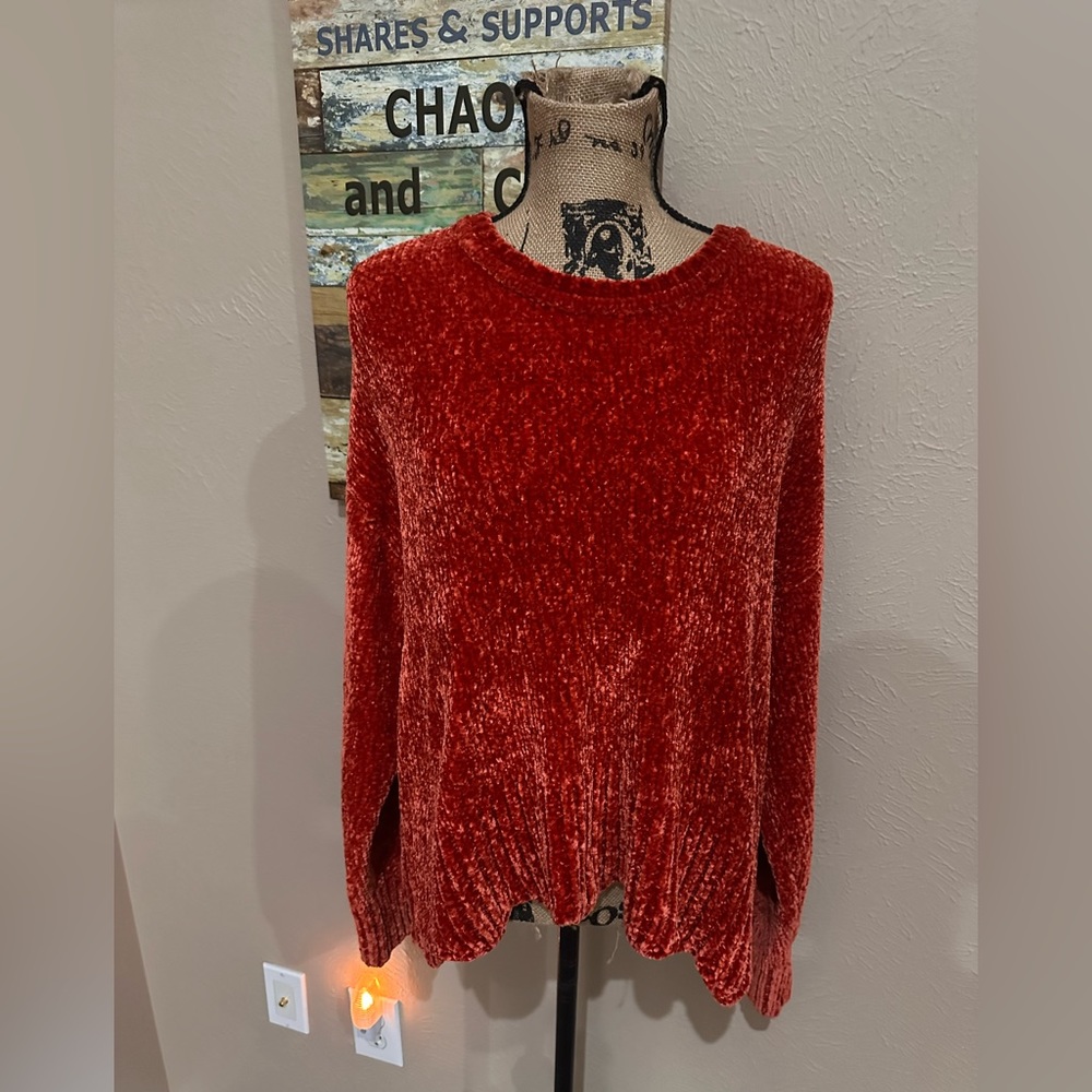 Red sweater